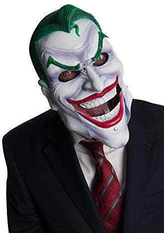 RUBIE'S DC Offizielle Joker-Maske für Erwachsene