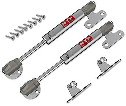 Charniere Amortisseur Vérin a Gaz Version Mini Courte (2x 60N)