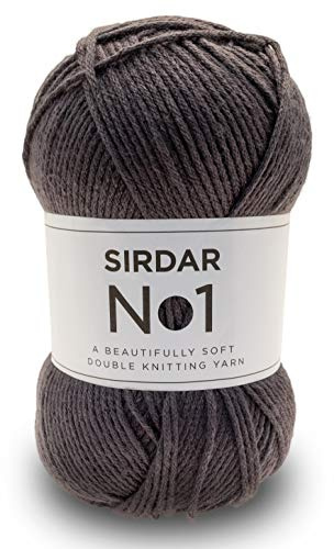Sirdar No.1 Double Knit Crepe 100g - 235 Charcoal