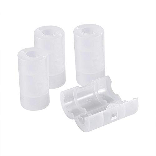 AA to Size C Battery Adapters Holder Switcher Converter Cases Box White 4 Pack Output Case Box Parallel Serial