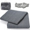 VINGO Zeltteppich + 13 Bodennägel + Tasche grau blau Zeltteppich Zeltmatte Outdoor Camping Markise Camping Teppich Markisenboden