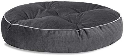 PillowPrim Bodenkissen – Palettenkissen – Für Meditationsliebhaber – Entspannung & Stil – Rundes Bodenkissen im japanischen Stil – Grau – 57x57 cm