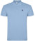 S&C - Polo Uomo Manica Corta 100% Cotone, Tinta Unita, Stile Casual, 3 Bottoni, Design Spagnolo, Tessuto Pique, Regular Fit, Consultare la Taglia, Celeste1, L