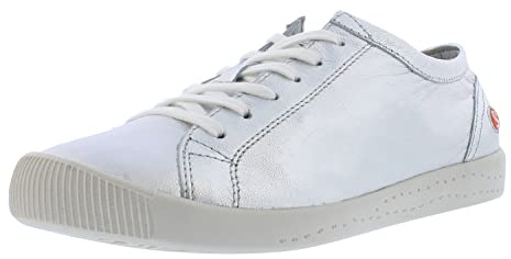Softinos Damen - Sneakers,ISLA154SOF, Silver, 38