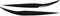 EBTOOLS Auto-Scheinwerfer-Augenbrauen-Zierleiste, Paar Frontscheinwerfer-Augenbrauen-Augendeckel-Abdeckungs-Zierleiste, Schwarz Glänzend, Ersatz für Ford Fiesta MK6.5 2013-2017 Scheinwerfer-Augenbraue