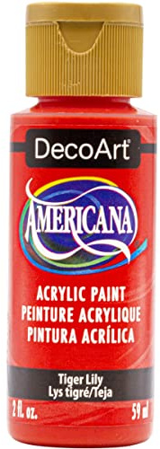 Deco Art Americana Acrylic Paint 2oz-Tiger Lily