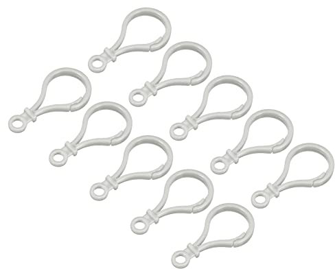 sourcing map Plastic Lobster Clasps, 48mm Colorful Claw Snap Clip Hooks for Lanyard, Keychains, DIY Crafting, Grey, 24Pcs