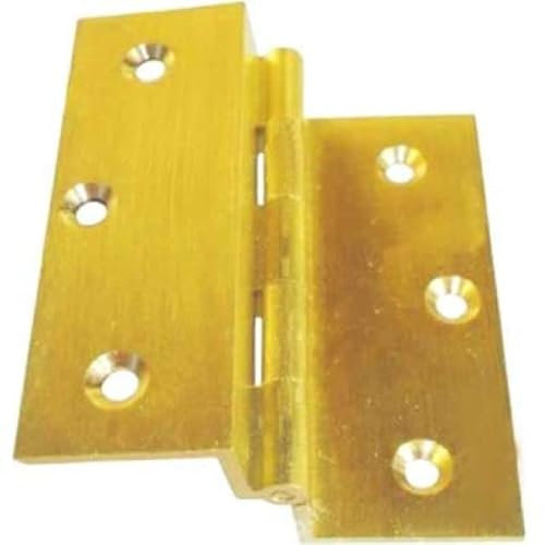 Scharnier mit doppeltem Kragen, 50 x 40 mm, bronzeiert (Packung mit 24 Stück)