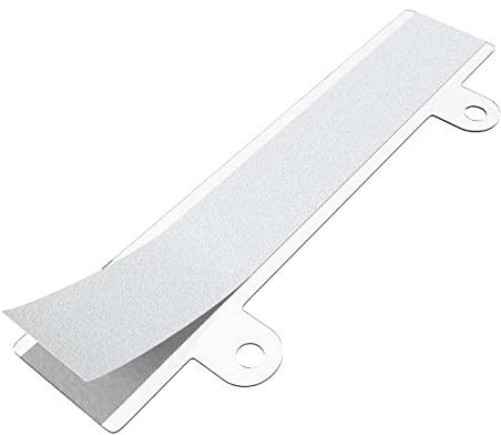 Kleberino Abheftstreifen selbstklebend | ungeschlitzt | Heftstreifen zum kleben | Abheftvorrichtung für Ordner, Mappen (500, Transparent)