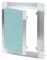 PROTEKTOR Revisionsklappe 20x20cm Silber Revisionstür mit 12mm Gipskartonplatte Einlage, mit Schnappverschluss