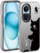 YUXING Funda para OPPO Reno 10 5G / Reno 10 Pro 5G - Carcasa Teléfono Móvil Antichoque Delgada Patrón Artístico Fresco Bumper Slim Case Cover (Cat)