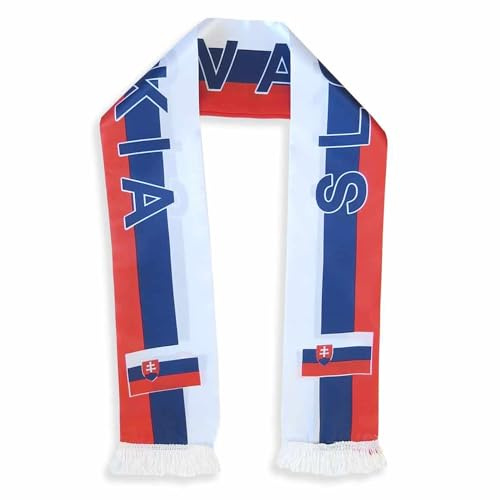 Sonia Originelli Fan Schal Länderschal - Fußball Fanschal EM WM Fanartikel, bedruckt 14 x 130 cm