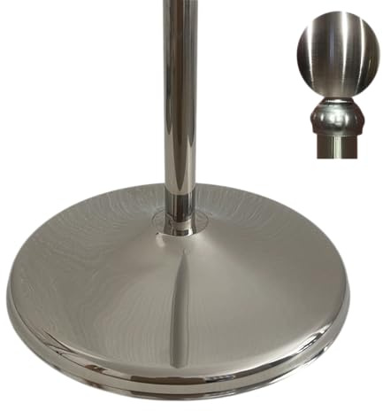 Base and flagpole. Telescopic flagpole up to 2,5m. Base weight 3kg. Flag stand of stainless steel (finish shiny)