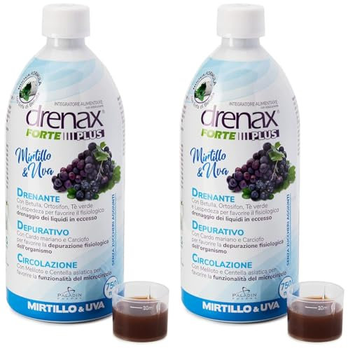DRENAX FORTE MIRTILLO e UVA 750ML (Confezione da 2)