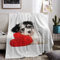 LLTTEER Hund Bedruckt Kuscheldecke, Kinderdecke 3D Druck Tier Hund Flauschige Plüsch Decke,Wohndecke Fleece Tagesdecke Decke TV Decken für Bett Sofa (Dog 02, 130 x 150 cm)