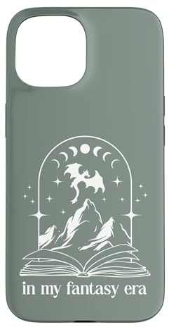 In My Fantasy Era Dark Romance Merch,Book Dragon Bookish Case for iPhone 15