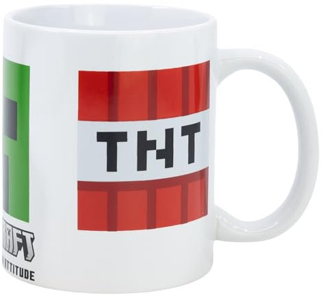 Taza de cerámica de sublimación de 325 ml en caja de Minecraft
