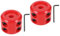 Zerodeko 2 Sets Atv Winch Cable Hook Stopper Set Durable Rubber Stopper with Wrench for Synthetic Cables Prevents Slipping Rattling Lightweight Easy to Install for Utv Use