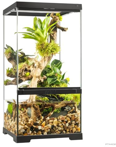 Exo Terra Pro Paludarium Glasterrarium | Für Amphibien | 30x30x60 cm