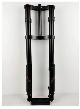 AADDFDD Forcella ad Aria per Fat Bike, 20-26 Pollici, Forcella Anteriore invertita per Mountain Bike, 28,6 mm di Apertura conica, 150 mm, Escursione del Perno Passante da 15 mm, bloccaggio