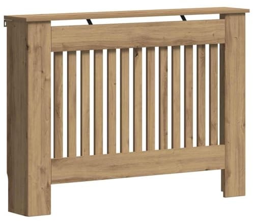 vidaXL Heizkörperabdeckung Artisan-Eiche 112 x 19 x 81,5 cm