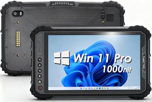 Kayoote ST9 Pro Tablet Rugerizada 8 1000nits, Win 11 Pro Tablet Industrial, Celeron N5100 8GB RAM 256GB ROM, IP68 Impermeable, 5000mAh, 4G LTE, NFC, GPS, Trabajo de Construcción