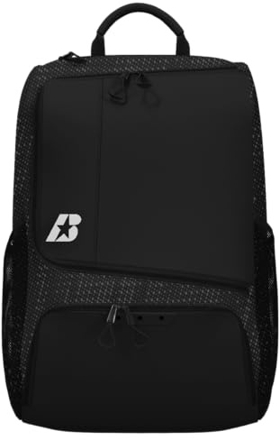 Baden Spielball-Rucksack, ideal für Basketball, Volleyball, Fußball und Fußball, Schwarz