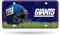 Rico Industries Unisex-Erwachsene Metal License Plate Tag NFL New York Giants Metall-Kennzeichenanhänger, Teamfarbe, 6 x 11.5-