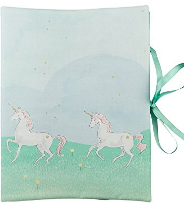 Sammelmappe DIN A4 - innen 30 Sichthüllen - Einhorn mint - bettina bruder®