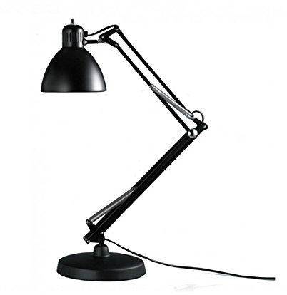 Fontanaarte Nasketta Lampada da Tavolo, E27, 42 watts, Nero