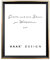 Haak Bilderrahmen schmal RICO Glanz Edition 59,4 X 84 cm (DIN A1) Schwarz Gold glänzend Rahmen Elegant