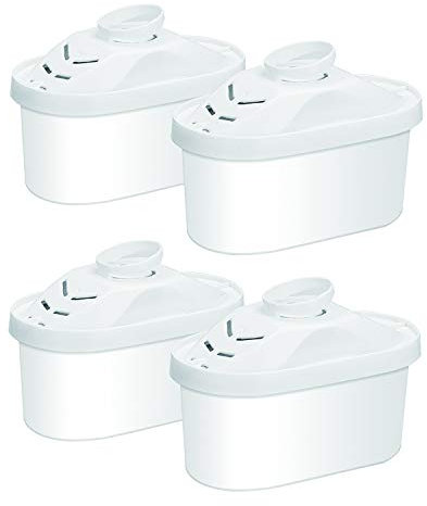 Hskyhan Alkaline Water Filter Cartridge - Replacement Pitcher Water Filters, Improve PH, 7 Stage Filteration System to Purify, 4 Pack