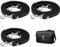 Heilok 3 Stück Ersatz Leder Trageriemen Einstellbar Schulterriemen PU Leder Taschen Schultergurt Schwarz Tragegurt für DIY Damen Handtaschen Geldbörse,110-120cm