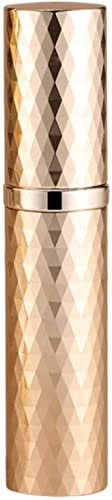 BRARIOS Pulverizador de perfume rellenable, vacío de viaje, 5 ml, mini botella de spray portátil, atomizador de bolsillo para viajes (oro Z)