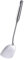 SBOMHS Espátula plana para wok de acero inoxidable 18/8, 37,5 cm, color plateado