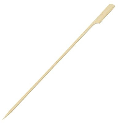Fackelmann 50866 - Juego de 50 pinchos pinchos de madera, 25 cm, pinchos pinchos pinchos, pics Apéro, palos, bambú