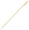 Fackelmann 50866 Lot de 50 Pics à Brochettes en Bois 25 cm, Piques à Brochettes, Pics Apéro, Bâtonnets, Bambou