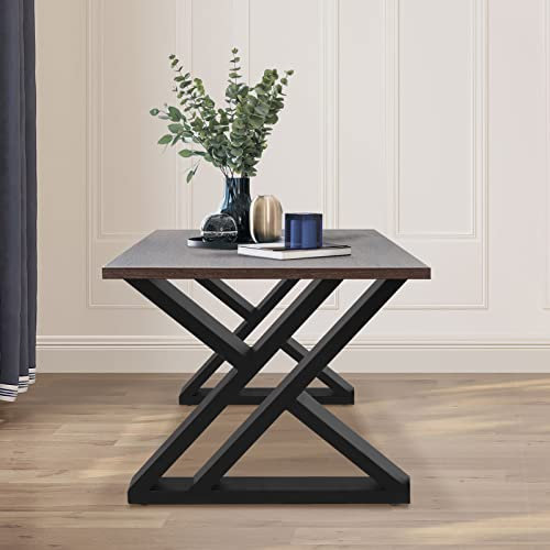 EurHomePlus Juego de 2 patas de mesa para salón, cocina, interior, etc