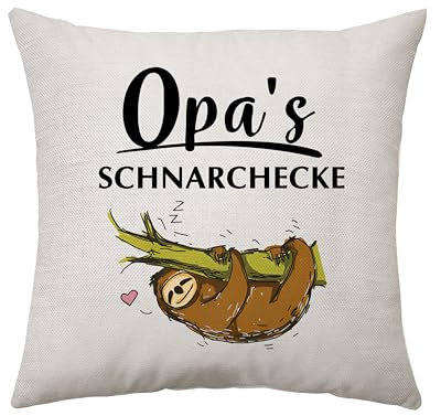 Aconesong Opa Kissenbezug Geschenke für Opa an Weihnachten Muttertag Opa Geburtstagsgeschenke Ideen Opa Geschenke von Enkeltochter Opa Geschenke von Enkelsohn Geschenke für Opa von Kindern (Opa's)