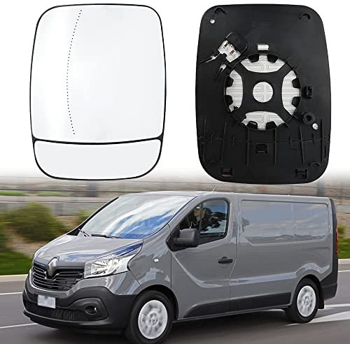 Spiegelglas Beheizbar für Opel Vivaro A 2001-2014 B 2019, AußEnspiegel Links Rechts AußEnspiegelglas Beifahrer Fahrerseite Ersatz,2014-2019- Left