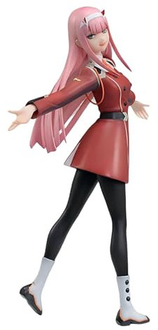 Zero Two Anime Figur Darling In The Franxx Figuren Charakter Statue mit stehender Pose 21 cm Modell für Desktop