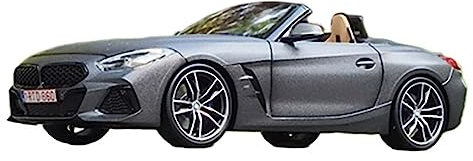 EMRGAZQD Motorfahrzeuge Replika Auto 1/18 Für BMW Z4 Cabrio Maßstab Legierung Druckguss Sportwagen Modell Spielzeug Sammlung Statischer Fahrzeuge Originalgetreue Nachbildung (Color : Titanium)