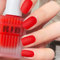 Red Nail Polish, Matte Nail Varnish, Quick Dry Nail Polishes, 7 Days Long Lasting Nail Lacquer, 12ml Nail Paint for Women Nail At Home DIY Nail Art