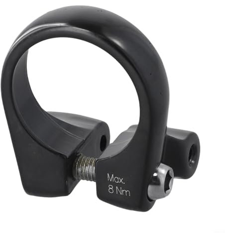 Entgoinggo Bicycle Seatpost Clamps, Bicycle Rack Connector Aluminum Alloy Seat Post Clamp Adapter For Road Bike Folded Bicycle(30.8mm)