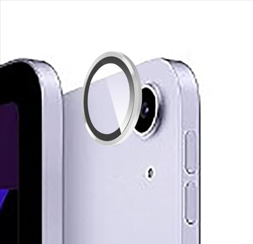 GIOPUEY [Full Protection Camera Lens Protector Compatible with iPad (A16) 11th 2025,[Double protection] Metal + Tempered Glass, Camera Protector -Silver