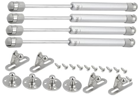 Toyvian 4sets Supporto Idraulico Per Mobili Supporti Gas Per Cerniere Per Sollevare e Cerniere Molla Per Armadi Sollevatore Per Mobili Design Retrattile