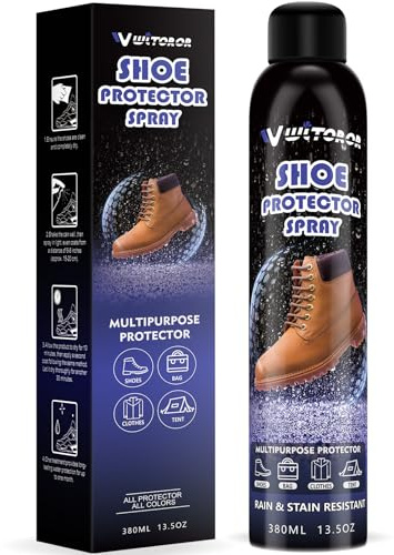 WITOROR Shoe Protector Spray 13.5OZ, Rain & Stain Waterproof Nano Protection, Waterproof Spray for Shoes, Suede, Sneaker, Nubuck, Leather & Canvas