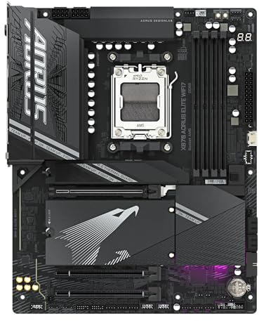 scheda madre Fit For GIGABYTE X870 AORUS ELITE WIFI7 ATX AMD DDR5 16+2+ / 4*M. Scheda madre LAN .5GbE