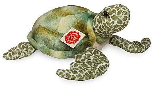 Teddy Hermann 90113 Wasser-Schildkröte 22 cm, Kuscheltier, Plüschtier