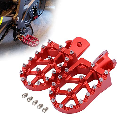 Repose-pieds pour moto CRF150F et CRF230F de 2003 à 2019, rouge